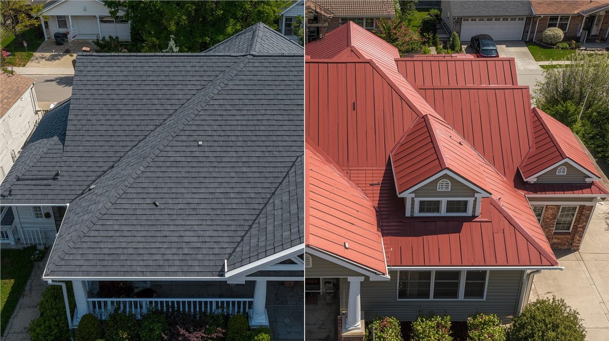 Asphalt vs Metal Roofing in Rockford IL