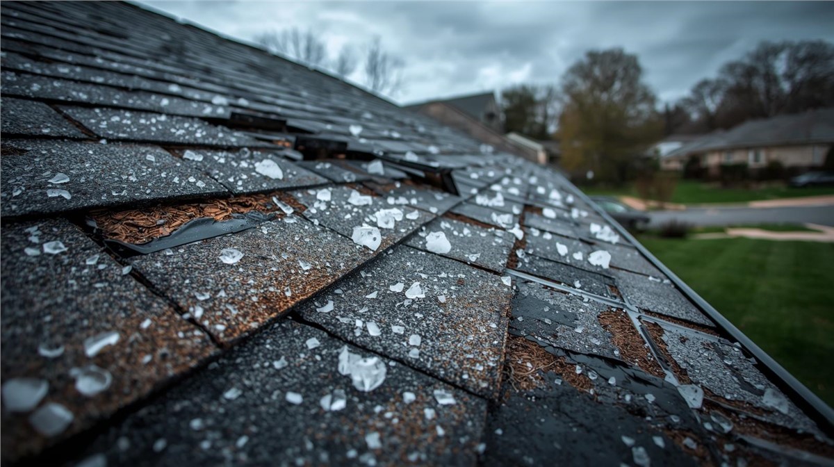 How Hail Storms Damage Roofs in Naperville Homes