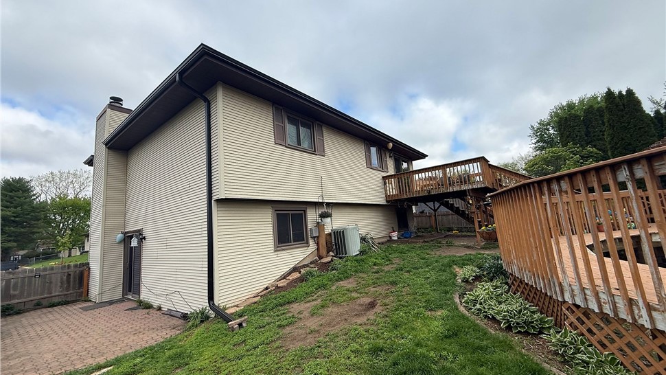 Gutters, Roofing Project in Byron, IL by Huskie Exteriors