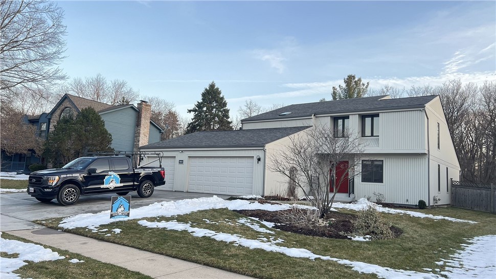 Gutters, Roofing Project in Rockford, Illinois by Huskie Exteriors