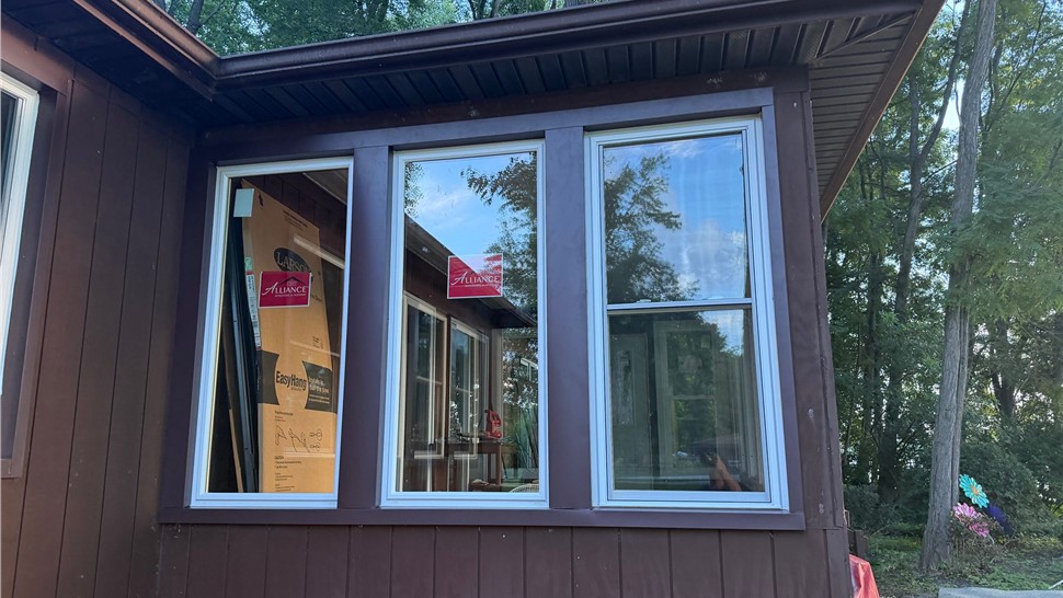 Windows Project in Oregon, Illinois by Huskie Exteriors