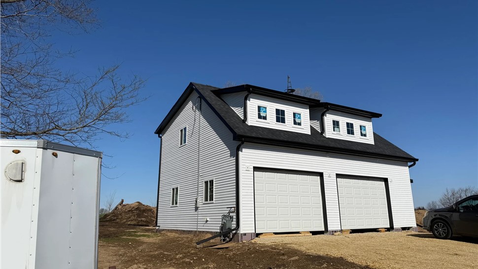 Gutters Project in Byron, IL by Huskie Exteriors