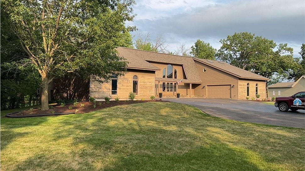 Gutters, Siding, Storm Damage Project in Oregon, IL by Huskie Exteriors