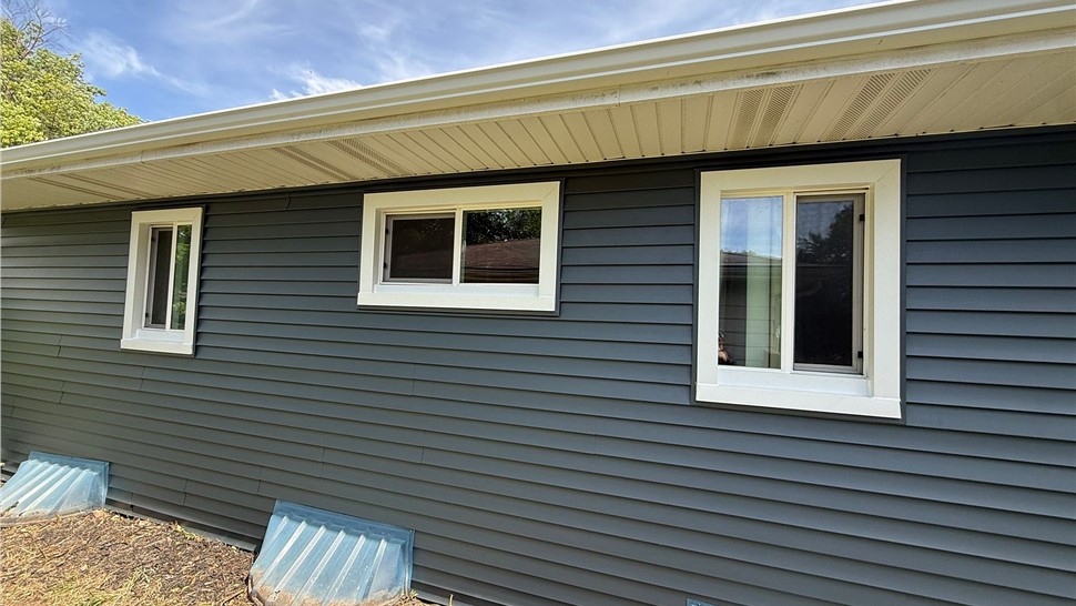 Gutters, Siding Project in Janesville, WI by Huskie Exteriors