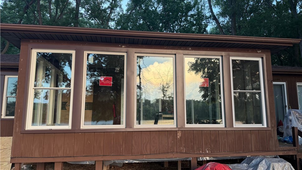 Windows Project in Oregon, Illinois by Huskie Exteriors