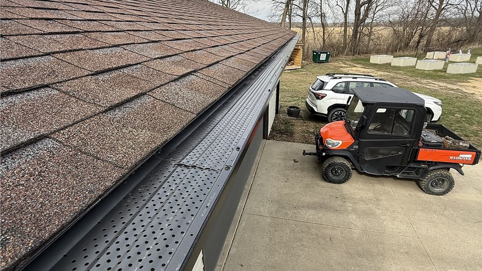 Gutters Project in Oregon, Illinois by Huskie Exteriors