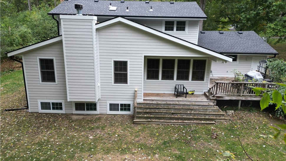 Roofing, Siding Project in Rockford, IL by Huskie Exteriors