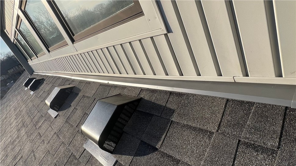 Gutters, Roofing Project in Rockford, Illinois by Huskie Exteriors