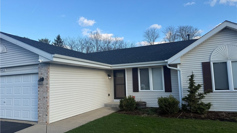 Gutters, Roofing Project in Loves Park, IL by Huskie Exteriors