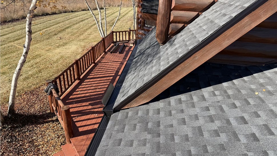 Gutters Project in Byron, Illinois by Huskie Exteriors