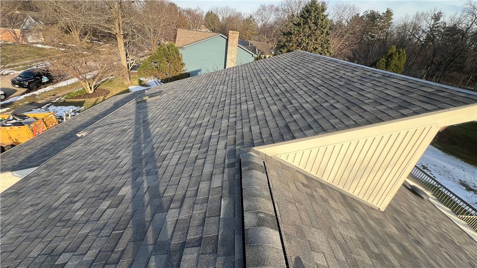 Gutters, Roofing Project in Rockford, Illinois by Huskie Exteriors