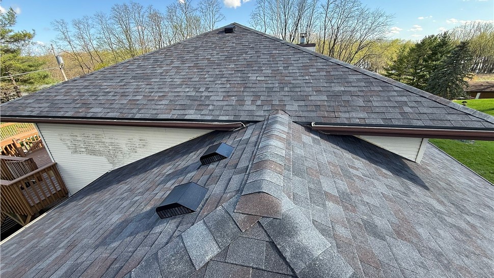 Gutters, Roofing Project in Byron, IL by Huskie Exteriors