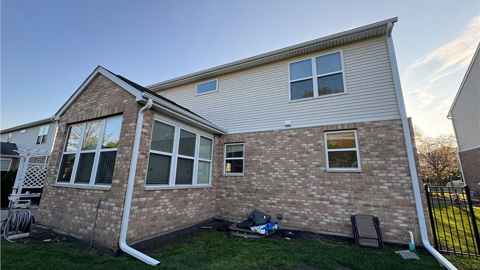 Gutters, Roofing, Siding, Windows Project in Downers Grove, Illinois by Huskie Exteriors