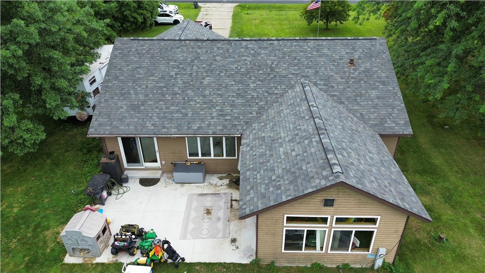 Roofing Project in Evansville, Wisconsin by Huskie Exteriors
