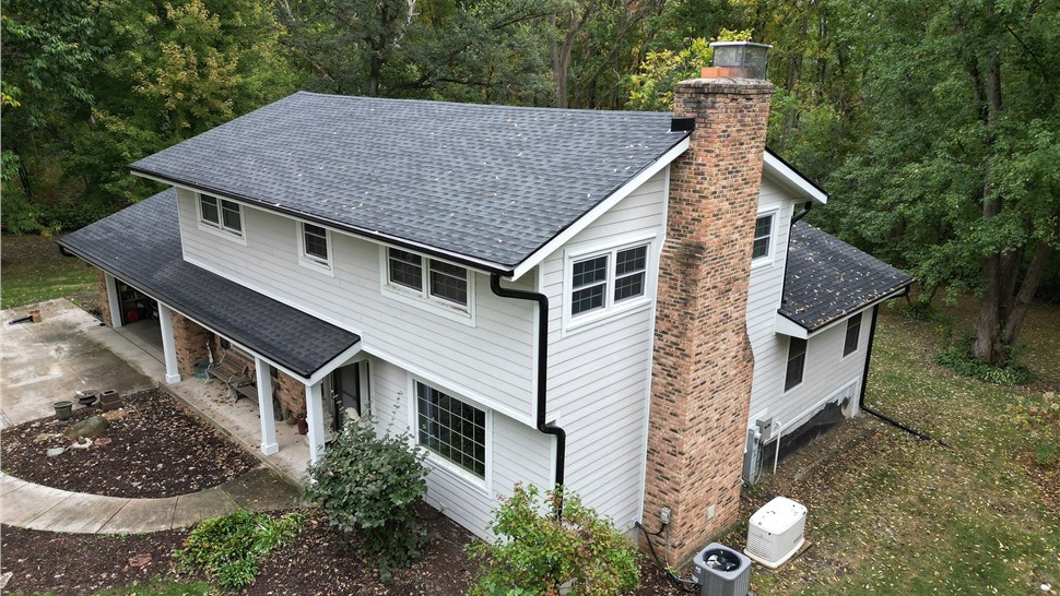 Roofing, Siding Project in Rockford, IL by Huskie Exteriors