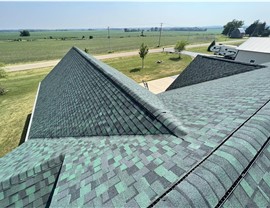 Roofing, Storm Damage Project in Chana, IL by Huskie Exteriors