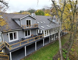 Gutters, Siding, Storm Damage Project in Oregon, IL by Huskie Exteriors