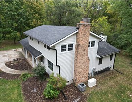 Finished Roof, Siding & Gutters – Full Exterior Upgrade Finished Rockford, IL home with new roof, siding, and gutters installed by Huskie Exteriors.