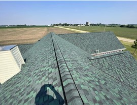 Roofing, Storm Damage Project in Chana, IL by Huskie Exteriors