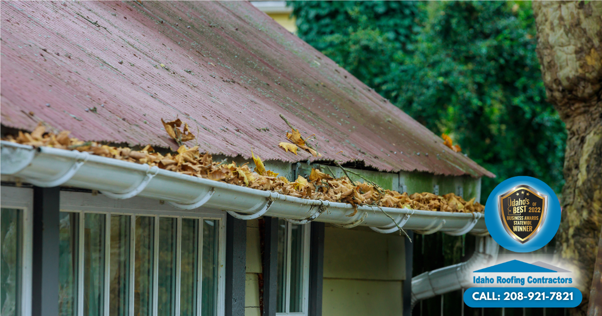 clean out your dirty gutters idaho roofing contractors 