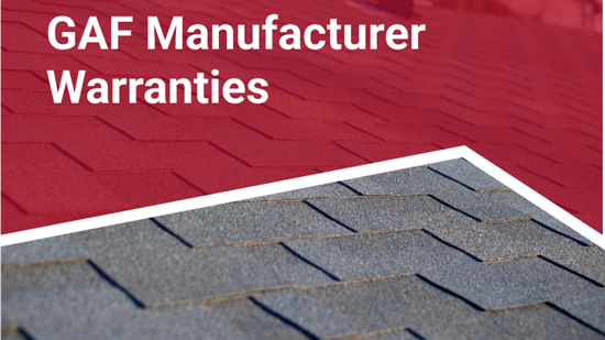 GAF Manufacturer Warranties