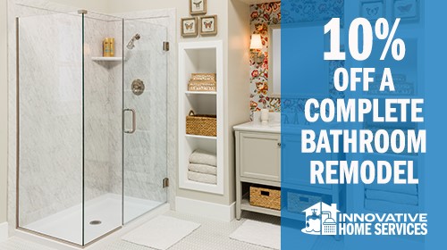 July offer 10% off bathroom remodels