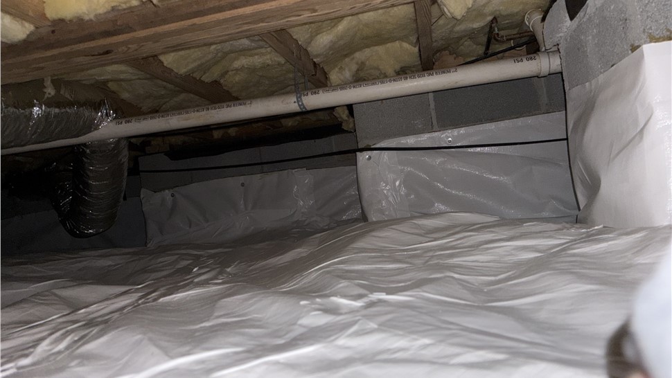 Crawl Space Project in Crossville, TN by Innovative Home Services