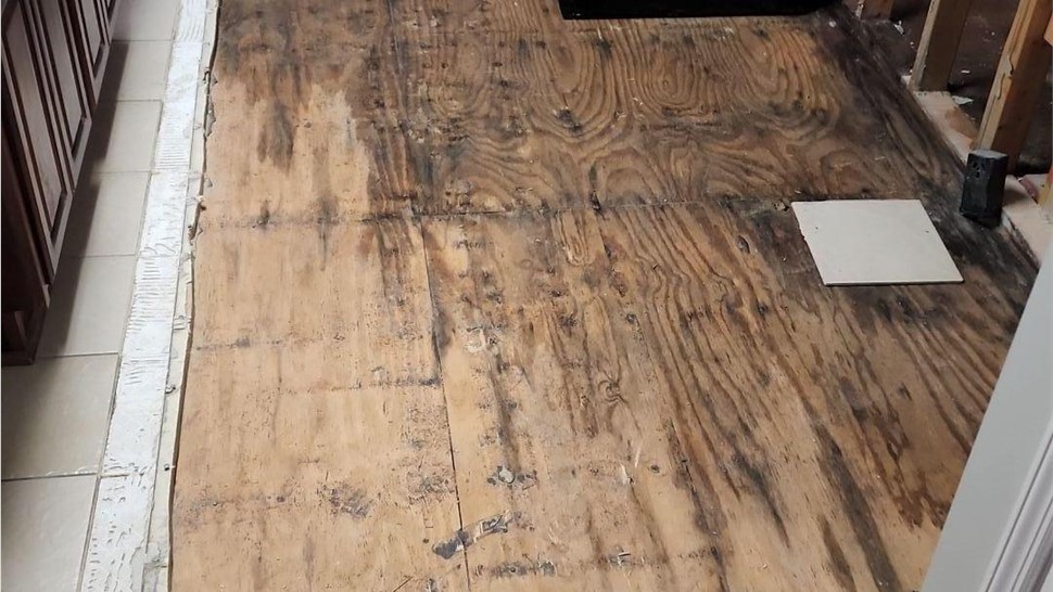 Water Damage Project in Knoxville, TN by Innovative Home Services