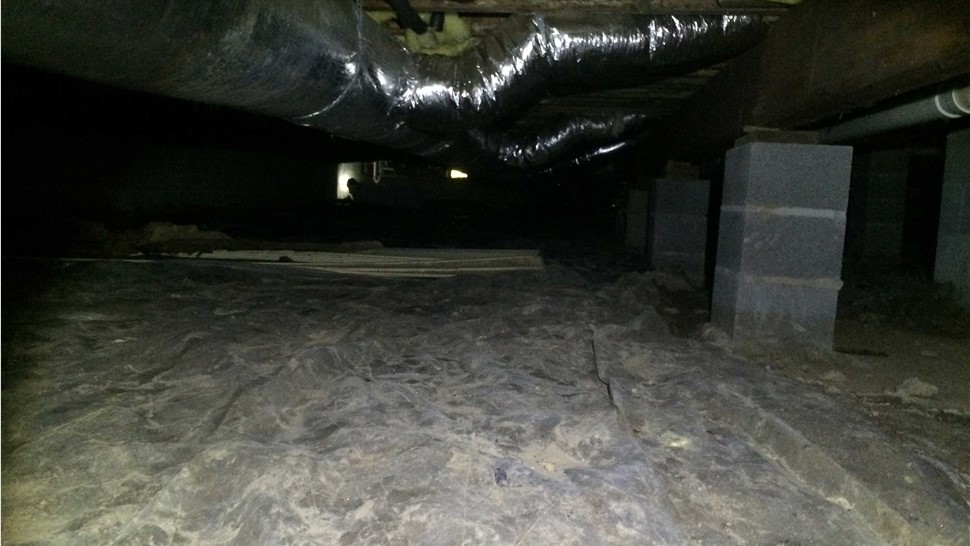 Crawl Space Project in Monterey, TN by Innovative Home Services