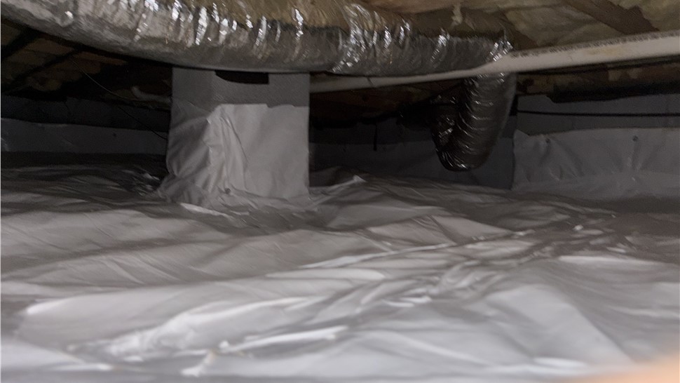 Crawl Space Project in Crossville, TN by Innovative Home Services