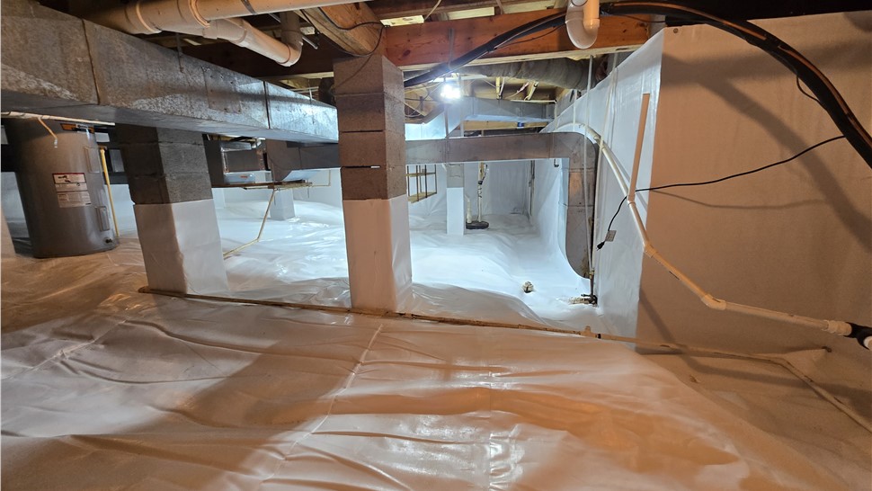 Crawl Space Project in Crossville, Tennessee by Innovative Home Services