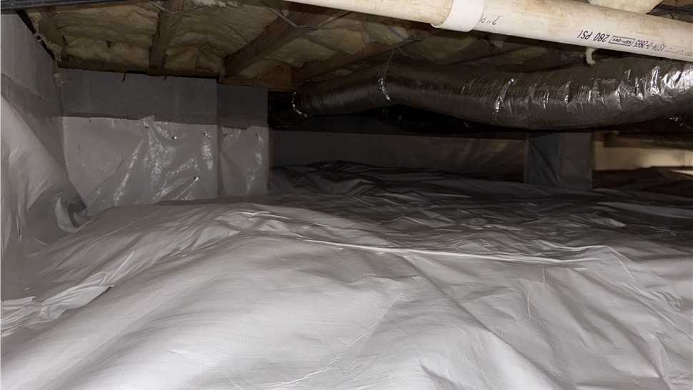 Crawl Space Project in Crossville, TN by Innovative Home Services