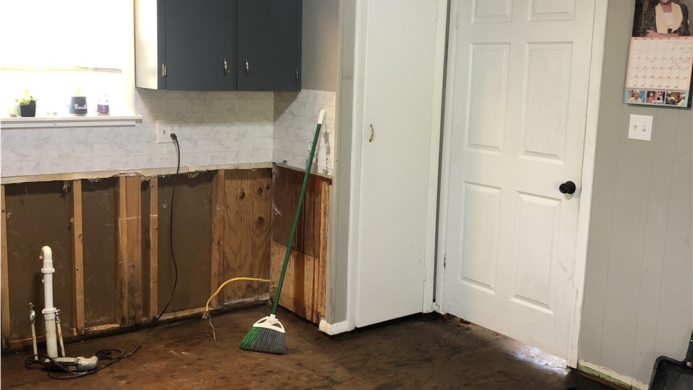 Water Damage Project in Crossville, TN by Innovative Home Services