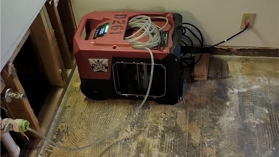 Biohazard Cleanup, Water Damage Project in Crossville, TN by Innovative Home Services