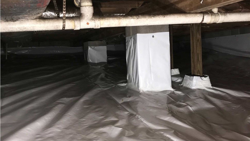 Crawl Space Project in Crossville, TN by Innovative Home Services