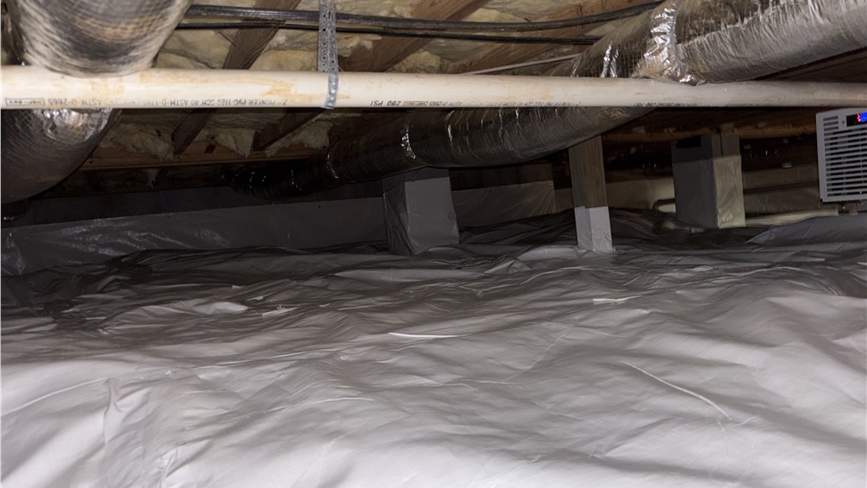 Crawl Space Project in Crossville, TN by Innovative Home Services