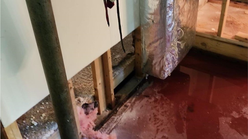 Water Damage Project in Knoxville, TN by Innovative Home Services