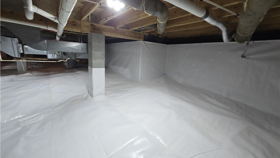 Crawl Space Project in Crossville, Tennessee by Innovative Home Services