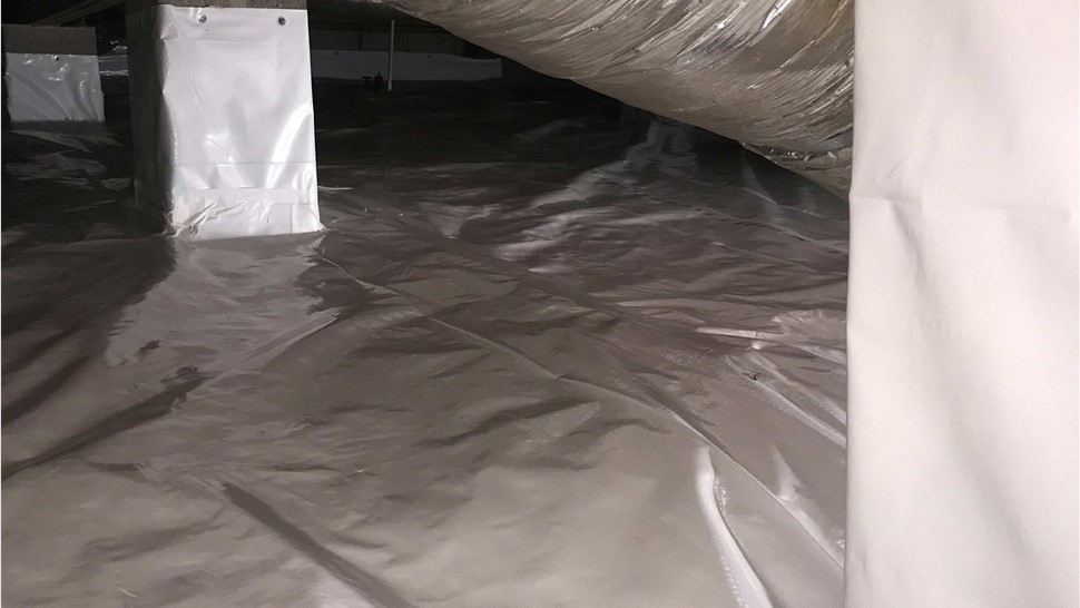 Crawl Space Project in Crossville, TN by Innovative Home Services