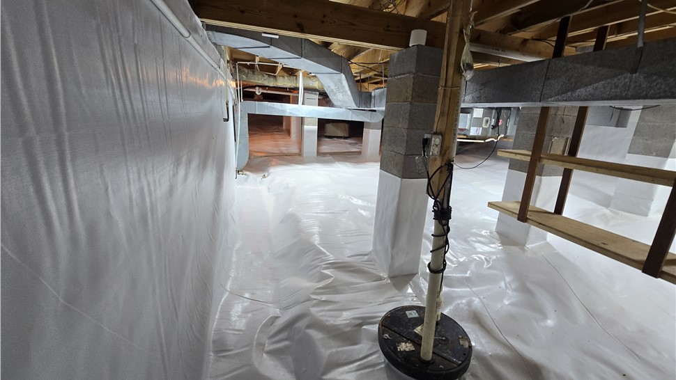 Crawl Space Project in Crossville, Tennessee by Innovative Home Services