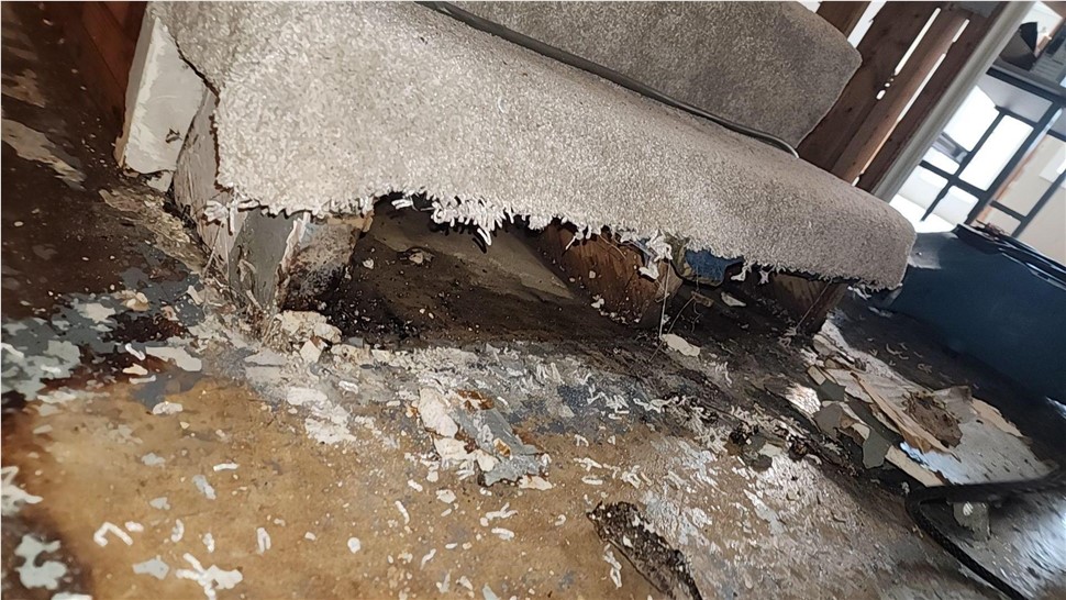 Biohazard Cleanup, Water Damage Project in Baxter, TN by Innovative Home Services