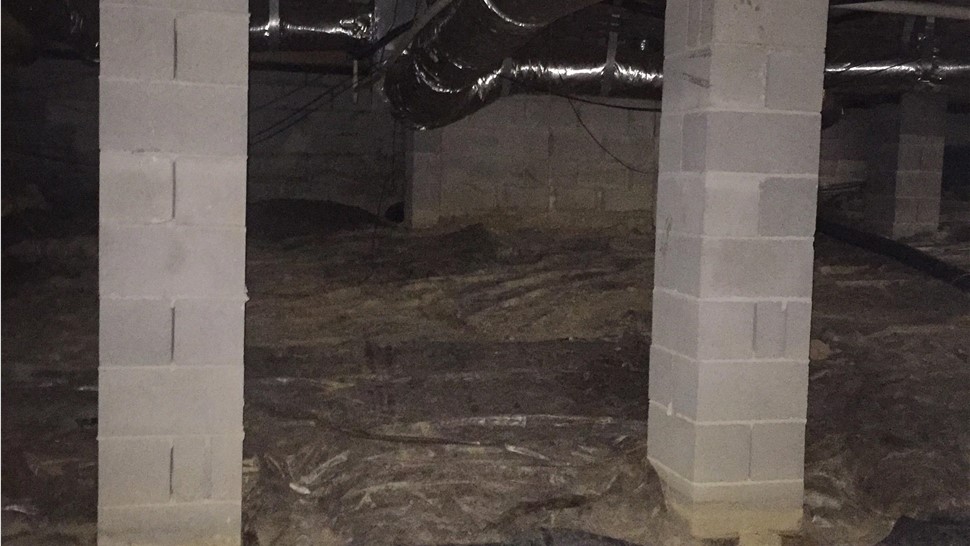 Crawl Space Project in Crossville, TN by Innovative Home Services