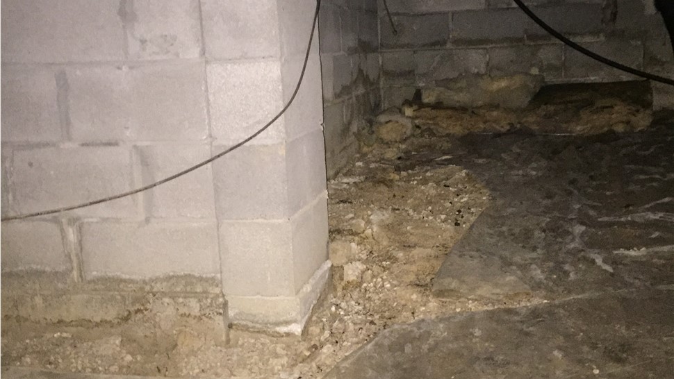 Crawl Space Project in Crossville, TN by Innovative Home Services