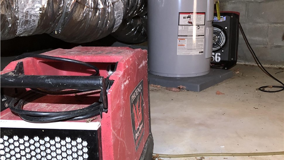 Crawl Space, Emergency Services Project in Crossville, TN by Innovative Home Services