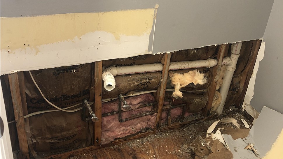 Water Damage Project in Knoxville, TN by Innovative Home Services