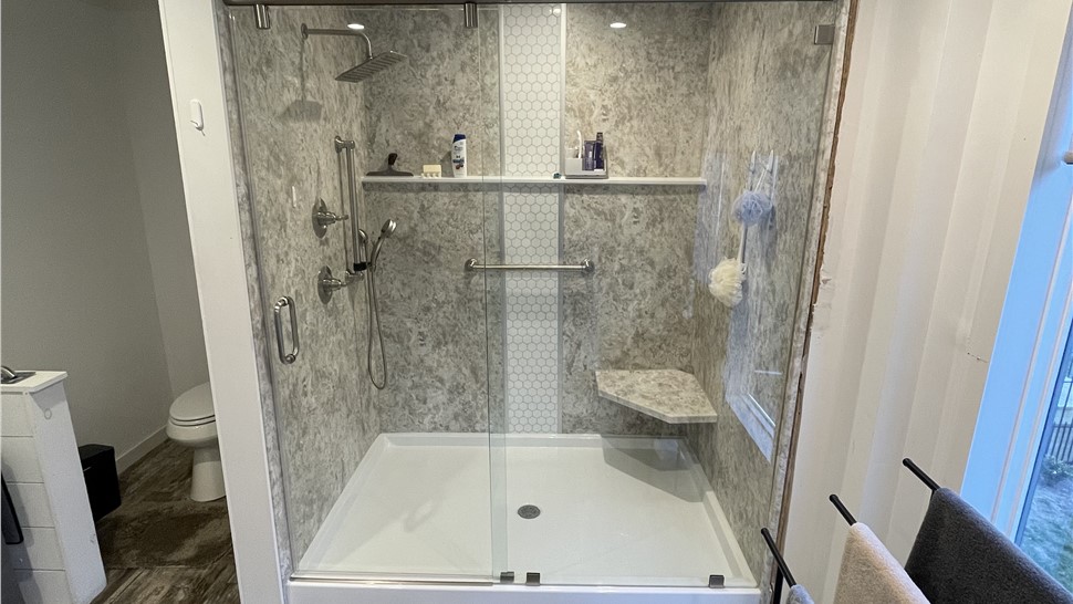 Bathrooms, Water Damage Project in Crossville, Tennessee by Innovative Home Services