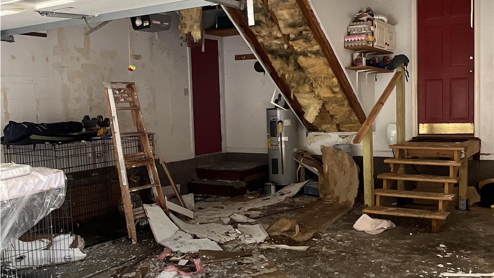 Water Damage Project in Knoxville, TN by Innovative Home Services