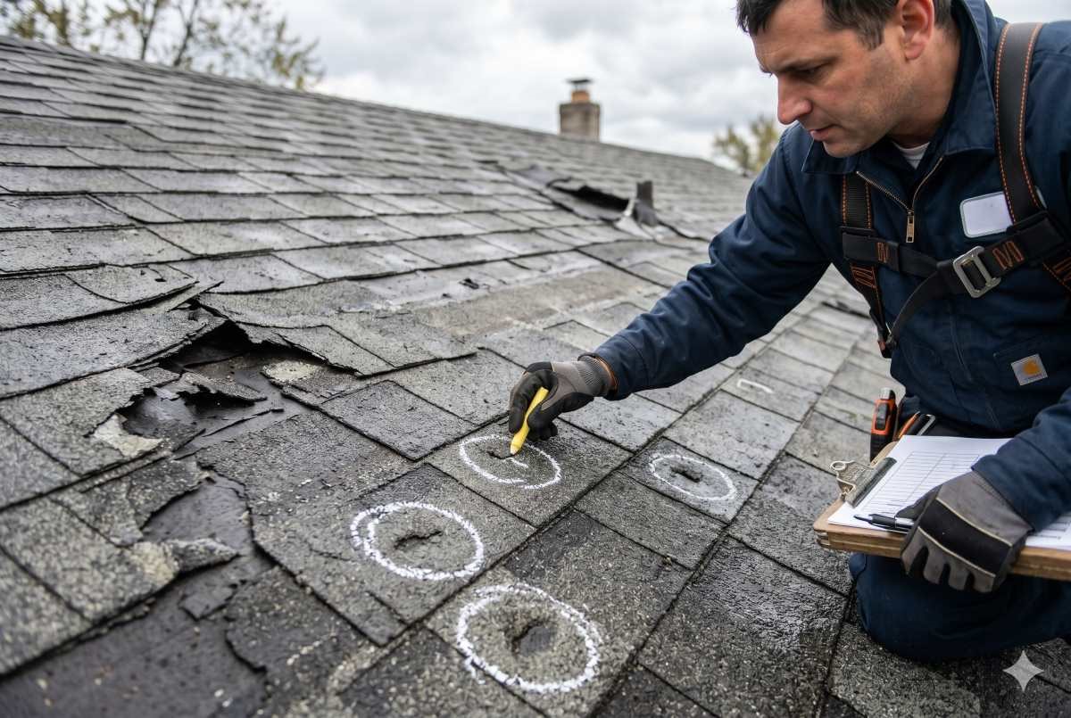 How Professional Kansas City Roofers Identify Storm Damage