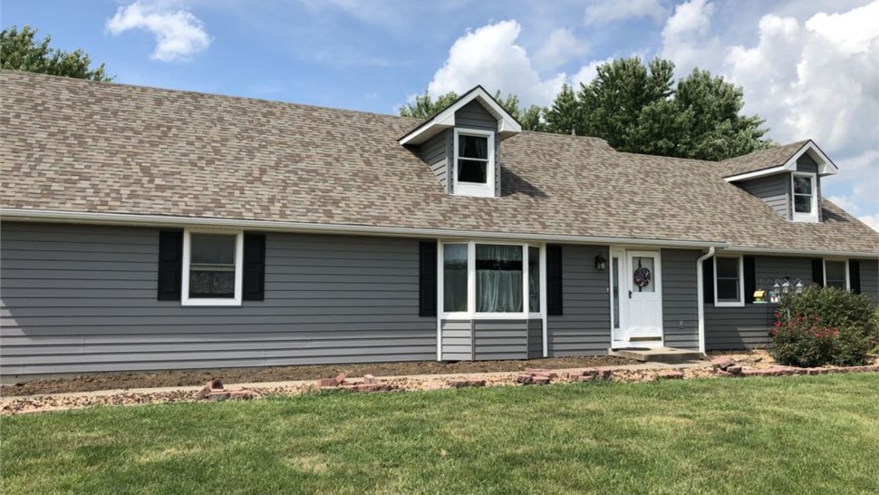 Gutters, Siding, Windows Project in Kingsville, MO by Integrity Roofing LLC