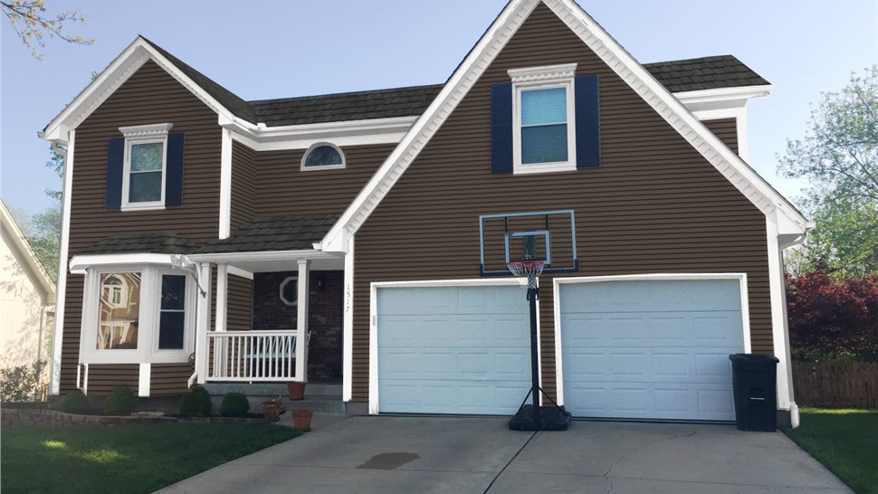 Gutters, Siding Project in Lee's Summit, MO by Integrity Roofing LLC